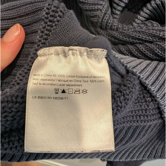 NWOT Lululemon Rest Assured Full Zip Hoodie Washed Midnight Navy Sz Small Ribbed - Picture 6 of 6